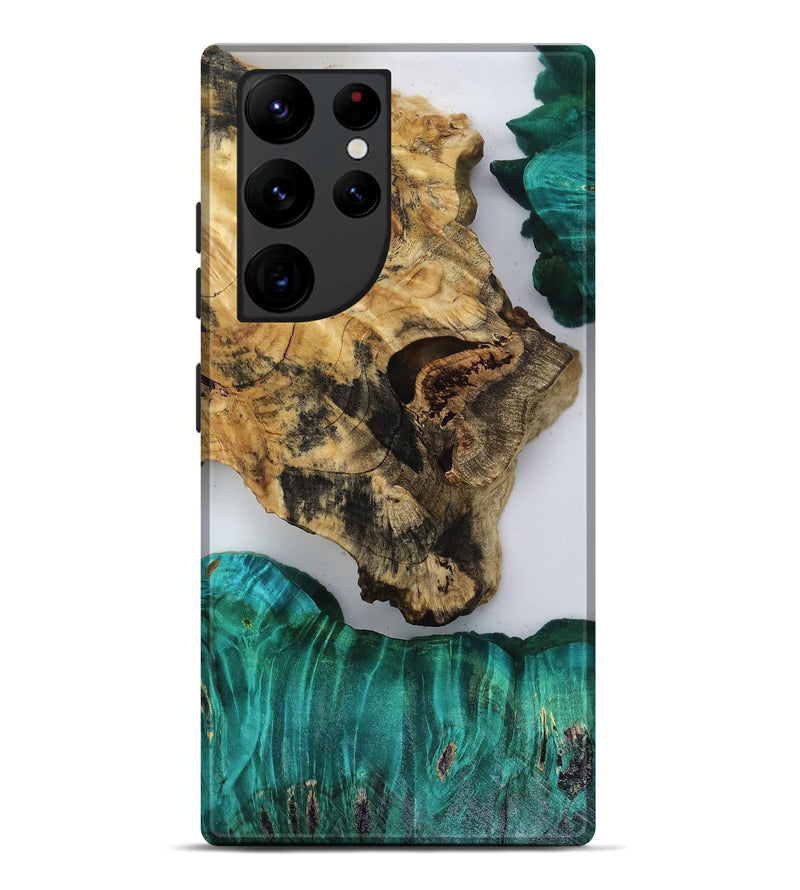 Galaxy S22 Ultra Wood Live Edge Phone Case - Jules (Clear, 818526)