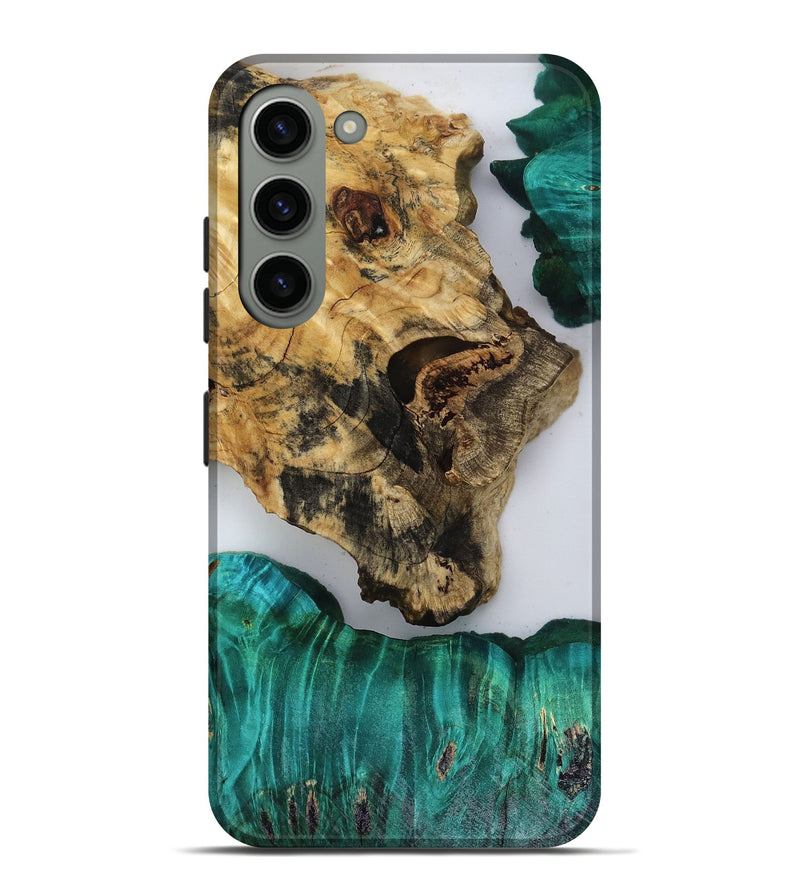 Galaxy S23 Plus Wood Live Edge Phone Case - Jules (Clear, 818526)