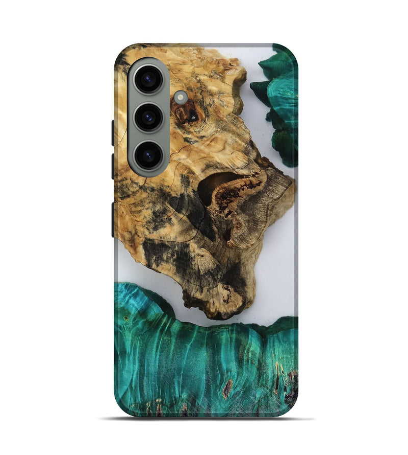 Galaxy S24 Wood Live Edge Phone Case - Jules (Clear, 818526)