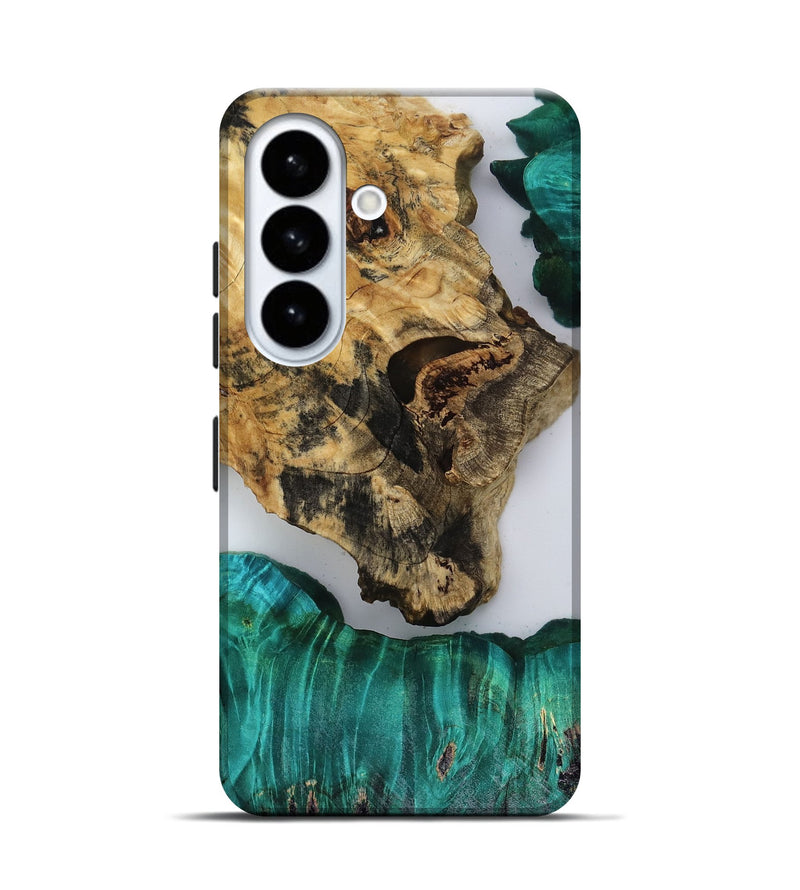 Galaxy S26 Wood Live Edge Phone Case - Jules (Clear, 818526)