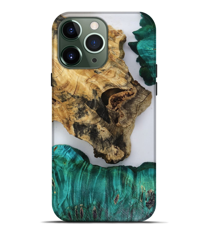 iPhone 13 Pro Max Wood Live Edge Phone Case - Jules (Clear, 818526)