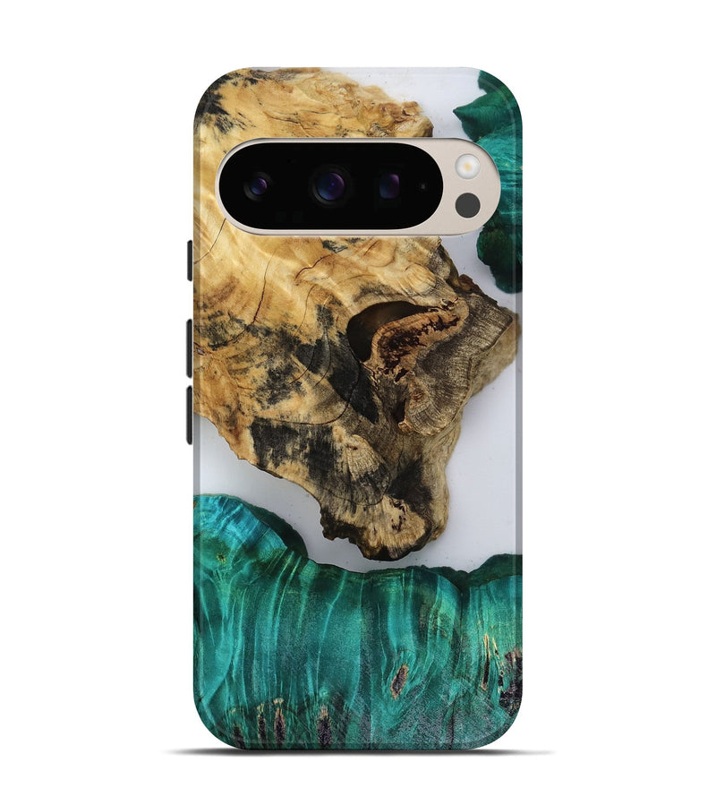 Pixel 10 Pro Wood Live Edge Phone Case - Jules (Clear, 818526)
