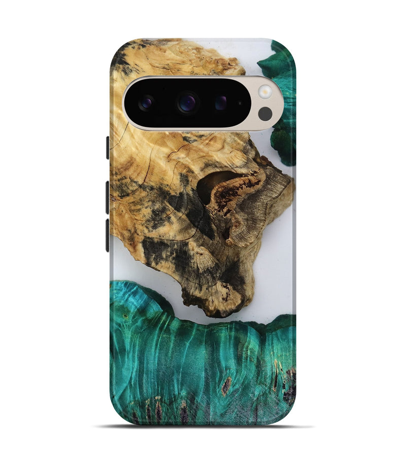 Pixel 9 Wood Live Edge Phone Case - Jules (Clear, 818526)