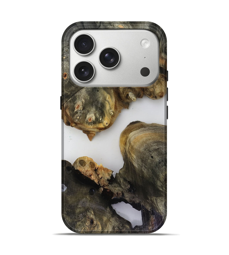 iPhone 17 Pro Wood Live Edge Phone Case - Jalen (Clear, 818527)