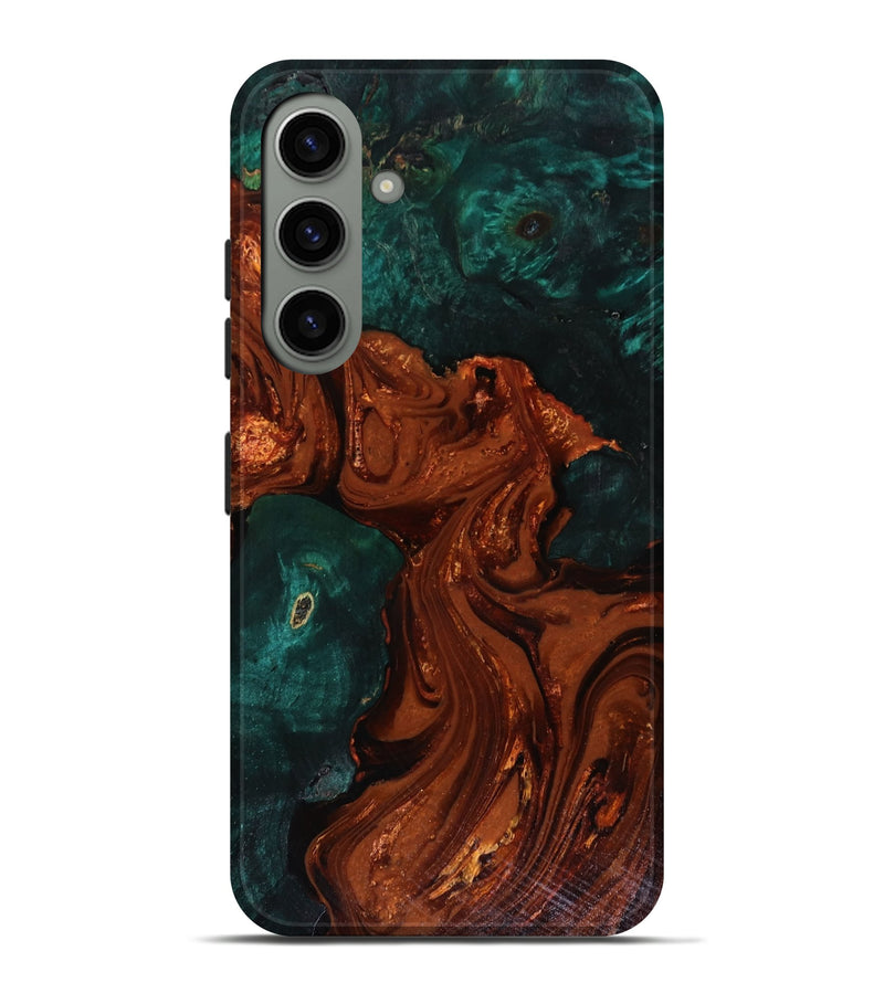 Galaxy S24 Plus Wood Live Edge Phone Case - Maximo (Red, 818528)