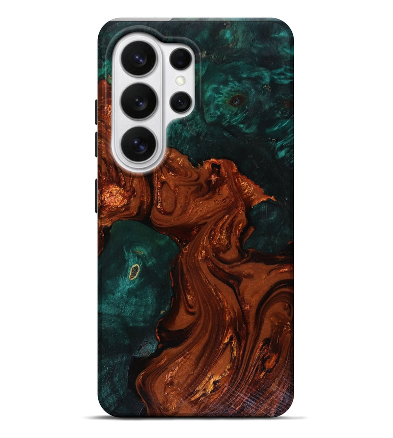 Galaxy S26 Ultra Wood Live Edge Phone Case - Maximo (Red, 818528)