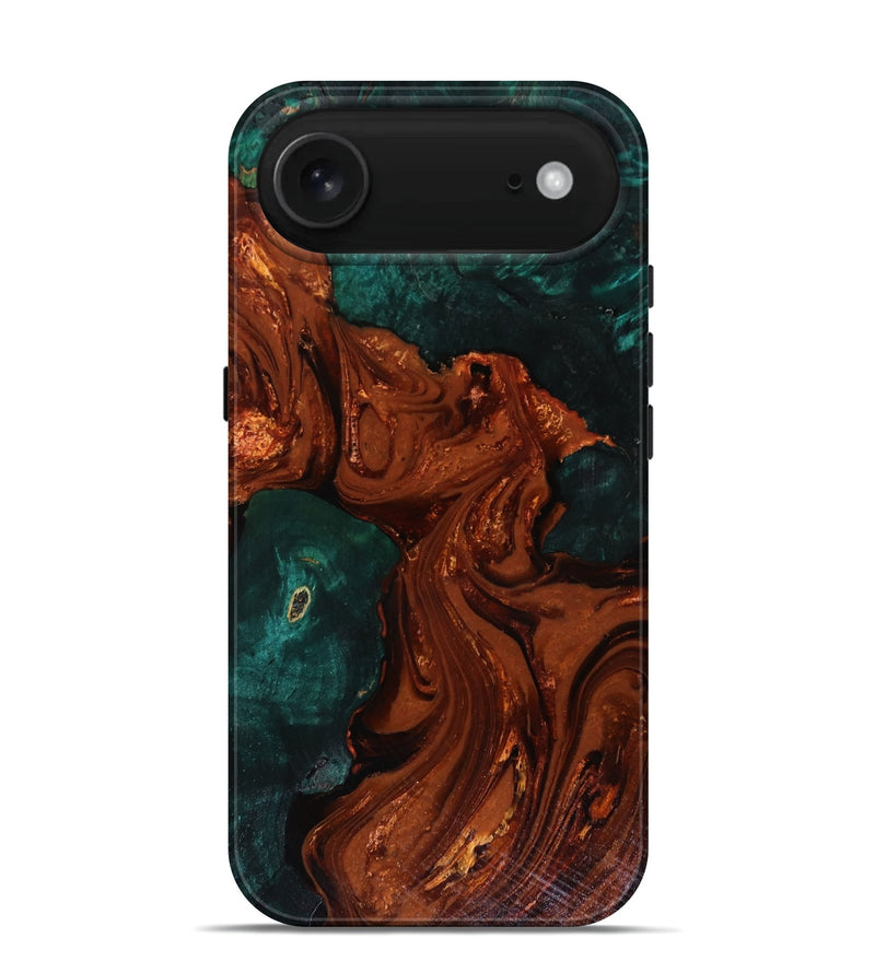 iPhone 17 Air Wood Live Edge Phone Case - Maximo (Red, 818528)
