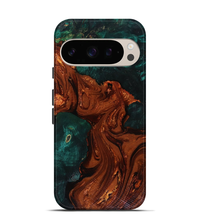 Pixel 10 Wood Live Edge Phone Case - Maximo (Red, 818528)