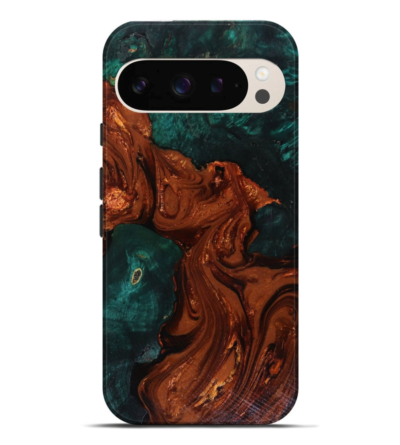 Pixel 10 Pro XL Wood Live Edge Phone Case - Maximo (Red, 818528)