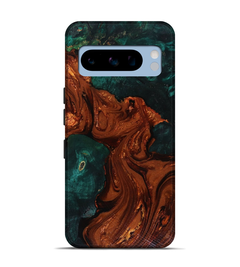 Pixel 8 Pro Wood Live Edge Phone Case - Maximo (Red, 818528)