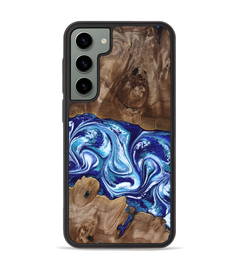 Galaxy S23 Plus Wood Phone Case - Liddie (Blue, 818531)