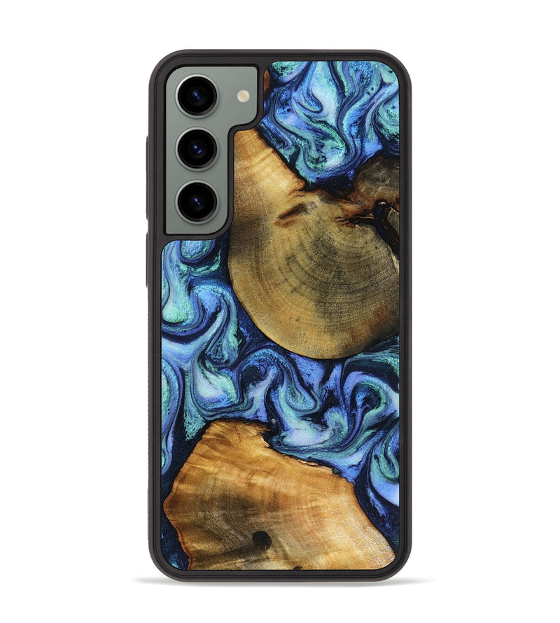 Galaxy S23 Plus Wood Phone Case - Wyatt (Blue, 818532)