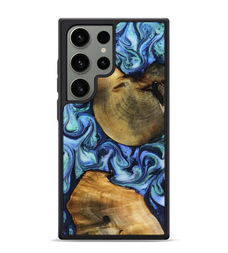 Galaxy S24 Ultra Wood Phone Case - Wyatt (Blue, 818532)