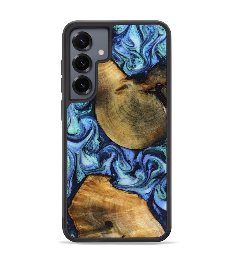 Galaxy S25 Plus Wood Phone Case - Wyatt (Blue, 818532)