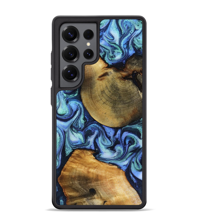 Galaxy S25 Ultra Wood Phone Case - Wyatt (Blue, 818532)