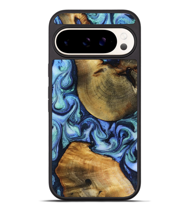 Pixel 9 Pro XL Wood Phone Case - Wyatt (Blue, 818532)