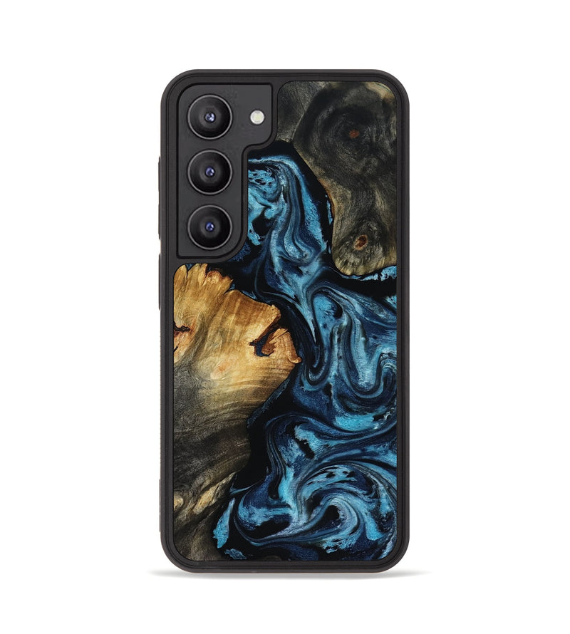 Galaxy S23 Wood Phone Case - Ward (Blue, 818533)