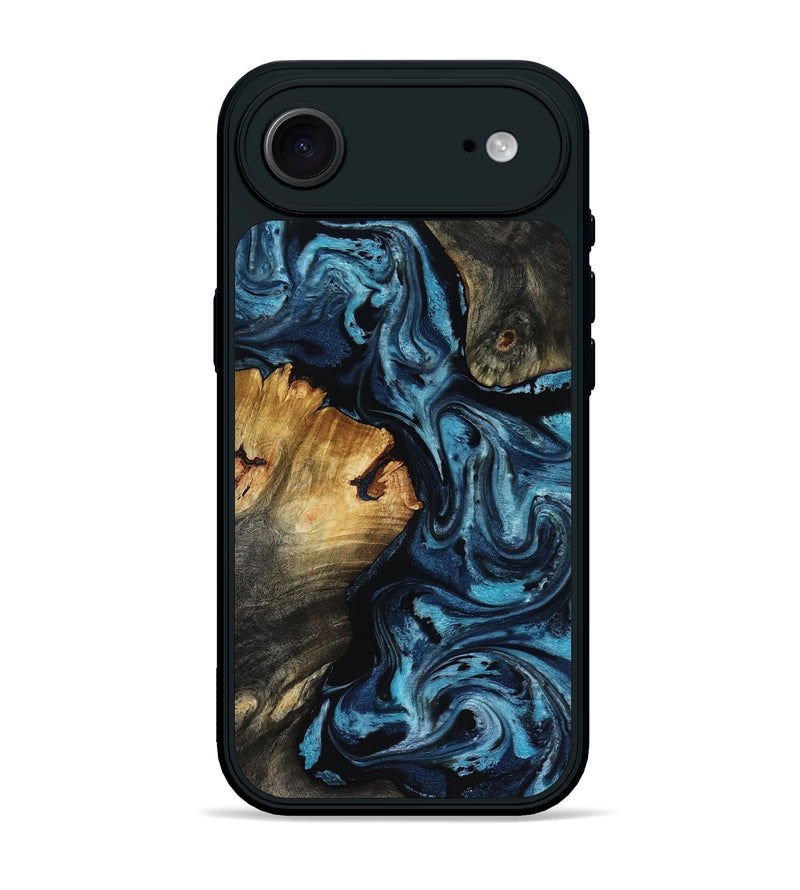iPhone 17 Air Wood Phone Case - Ward (Blue, 818533)