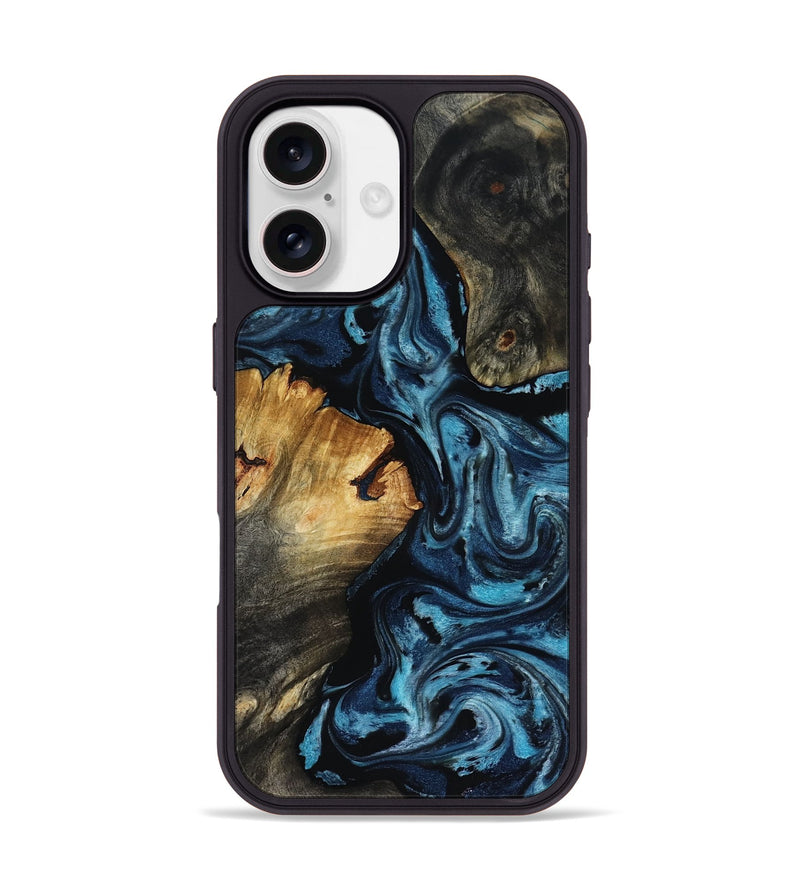 iPhone 17 Wood Phone Case - Ward (Blue, 818533)