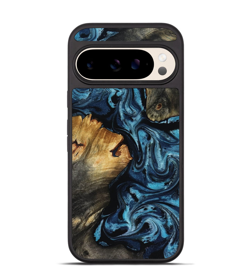 Pixel 10 Wood Phone Case - Ward (Blue, 818533)