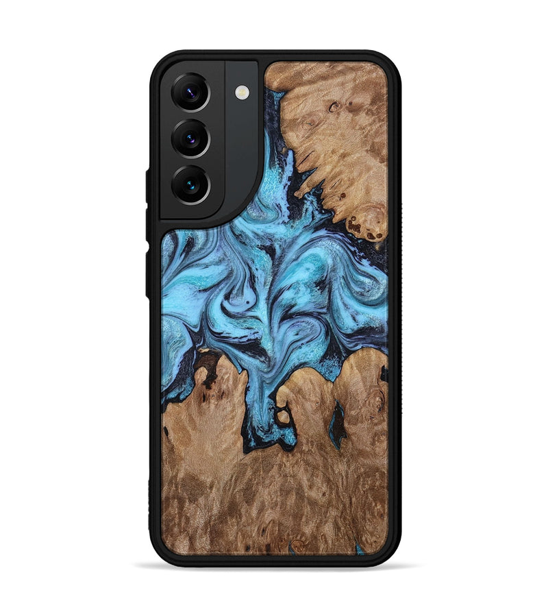 Galaxy S22 Plus Wood Phone Case - Henrik (Blue, 818534)