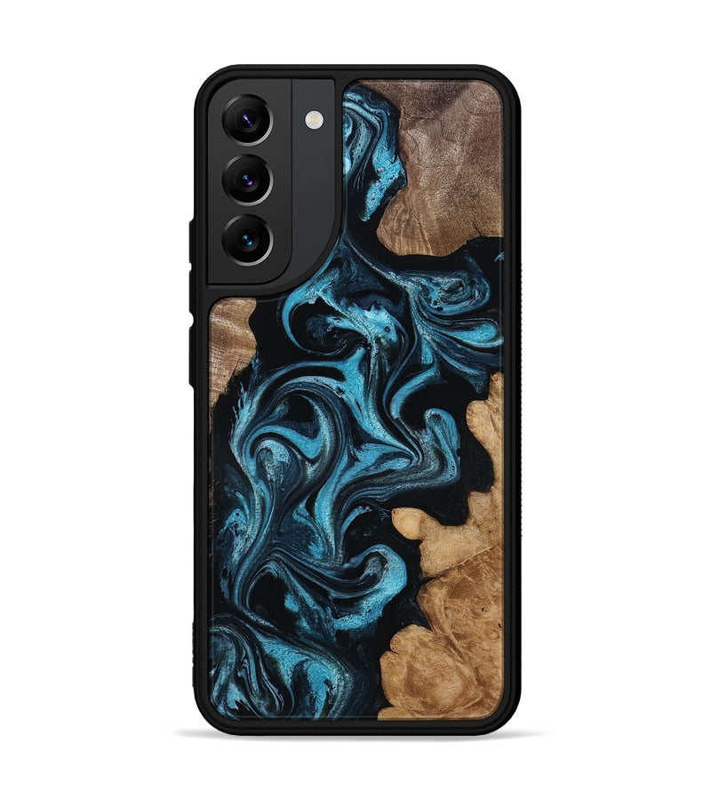 Galaxy S22 Plus Wood Phone Case - Martika (Blue, 818535)