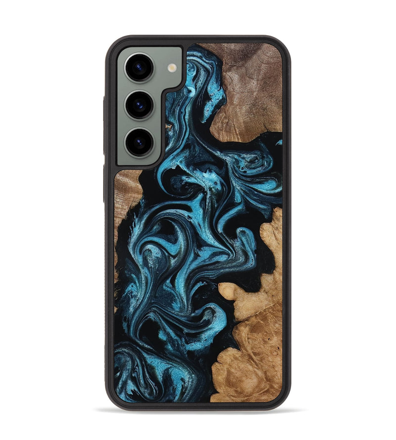 Galaxy S23 Plus Wood Phone Case - Martika (Blue, 818535)