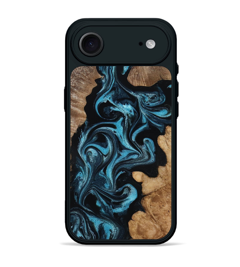 iPhone 17 Air Wood Phone Case - Martika (Blue, 818535)