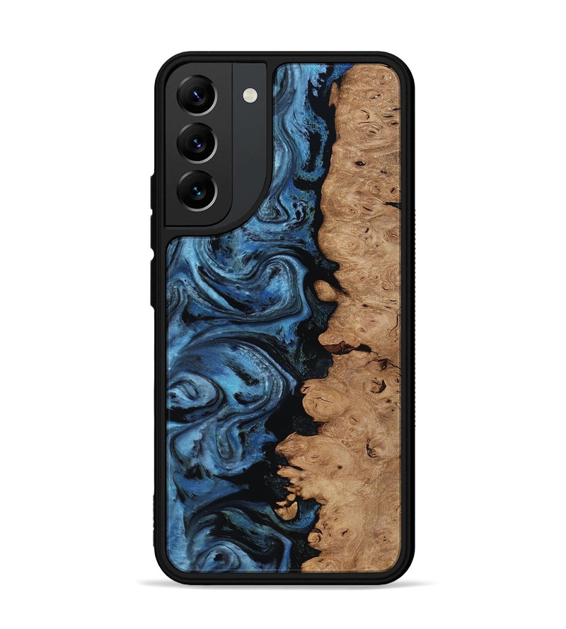 Galaxy S22 Plus Wood Phone Case - Edmund (Blue, 818536)