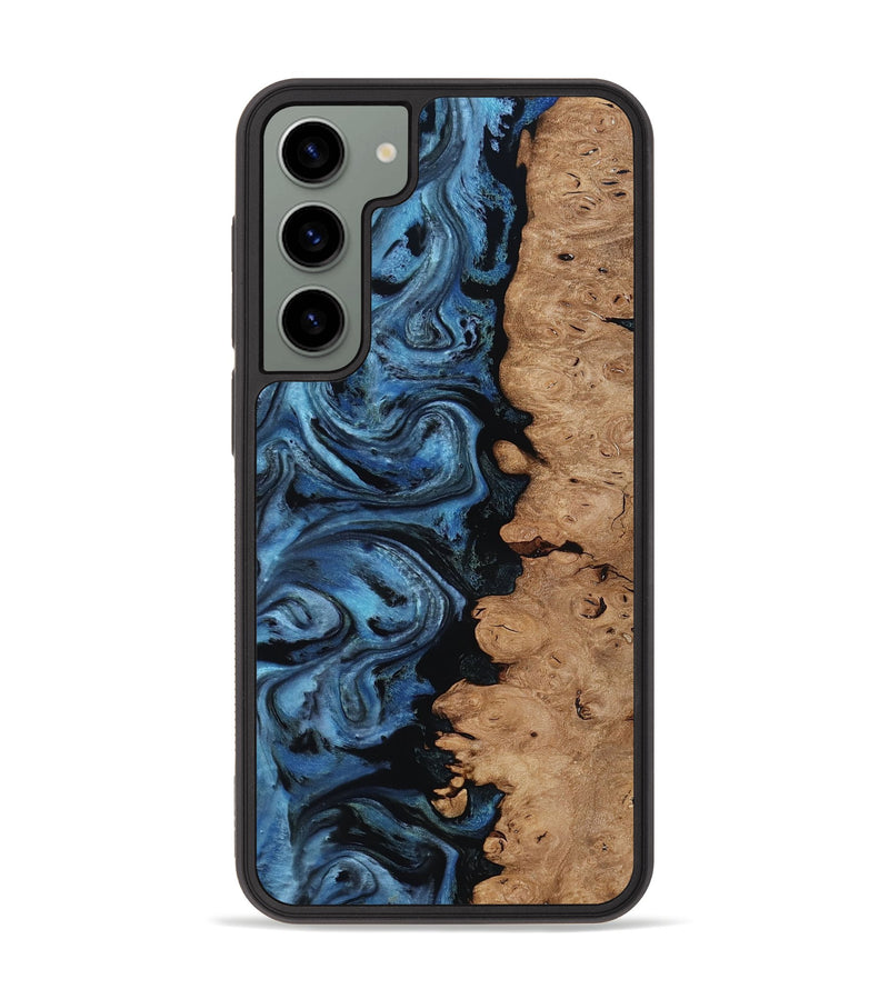 Galaxy S23 Plus Wood Phone Case - Edmund (Blue, 818536)
