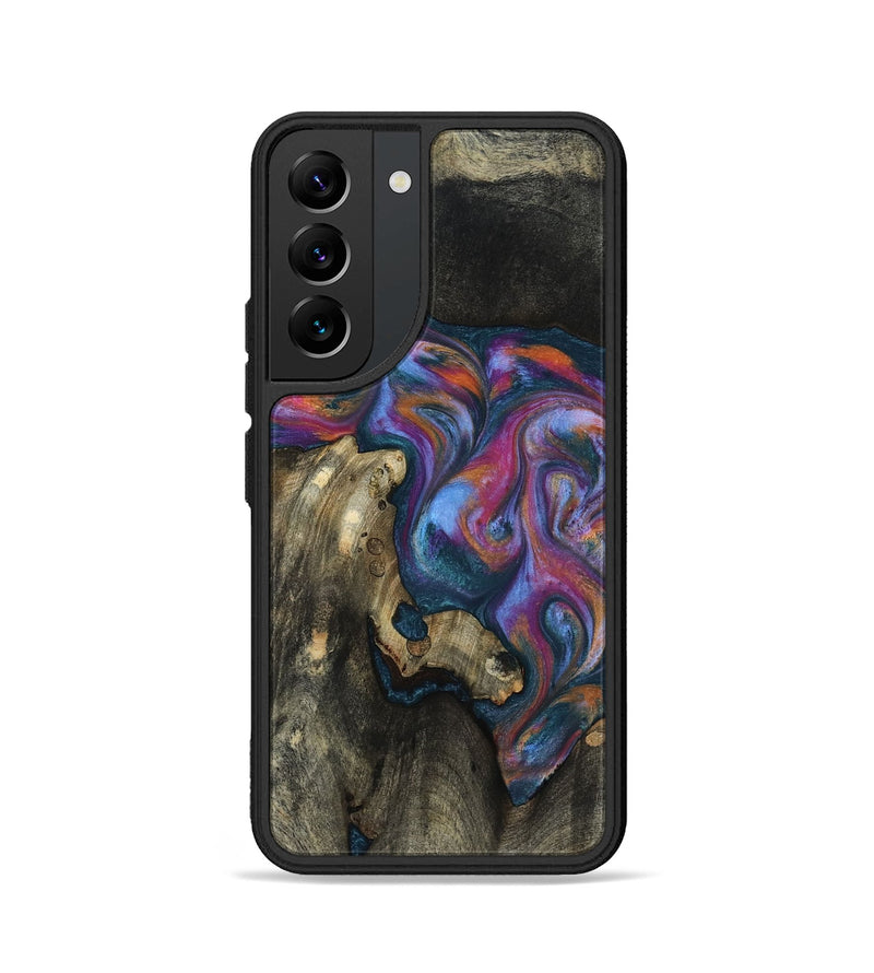 Galaxy S22 Wood Phone Case - Shannon (Blue, 818537)
