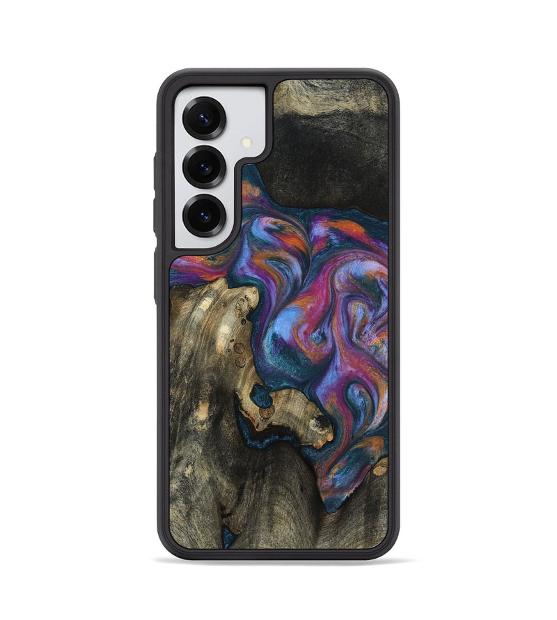 Galaxy S25 Wood Phone Case - Shannon (Blue, 818537)