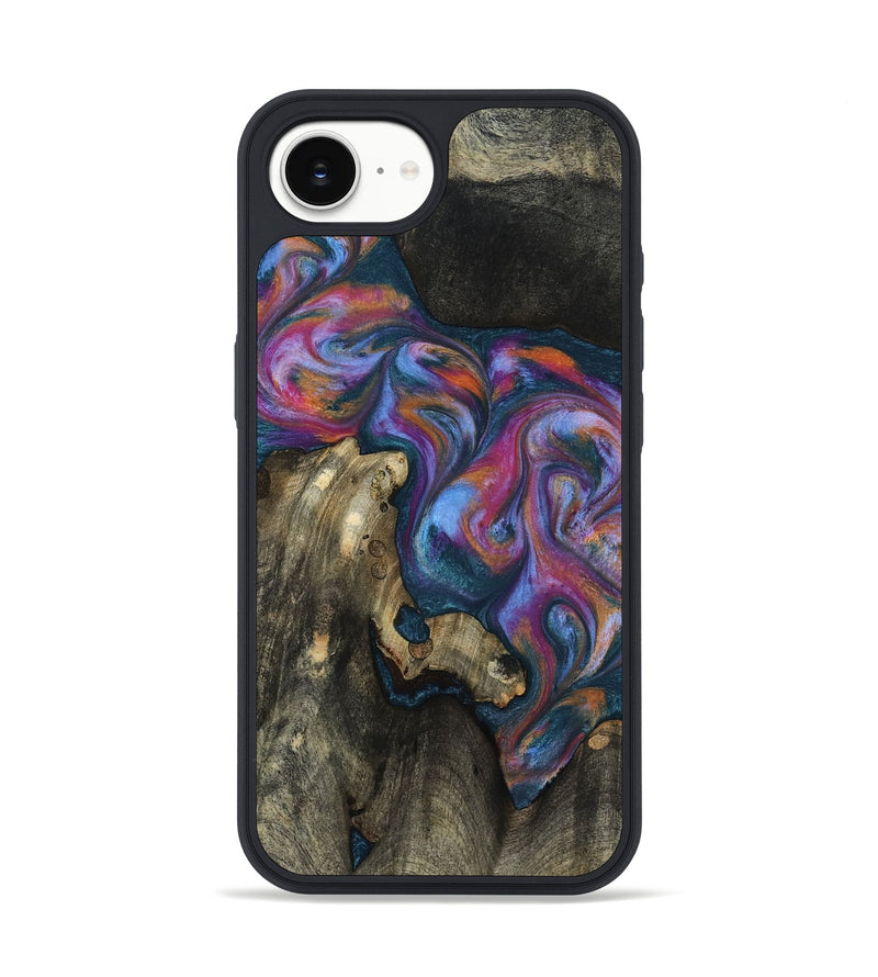 iPhone 16e Wood Phone Case - Shannon (Blue, 818537)