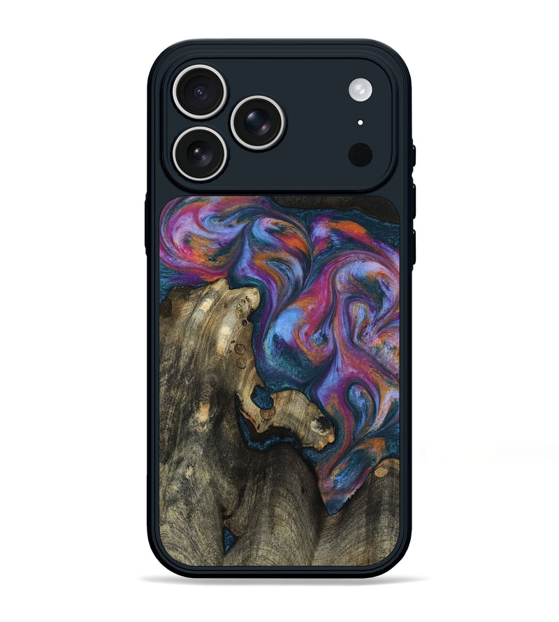 iPhone 17 Pro Max Wood Phone Case - Shannon (Blue, 818537)