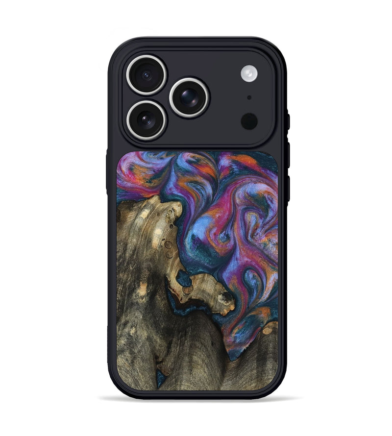 iPhone 17 Pro Wood Phone Case - Shannon (Blue, 818537)