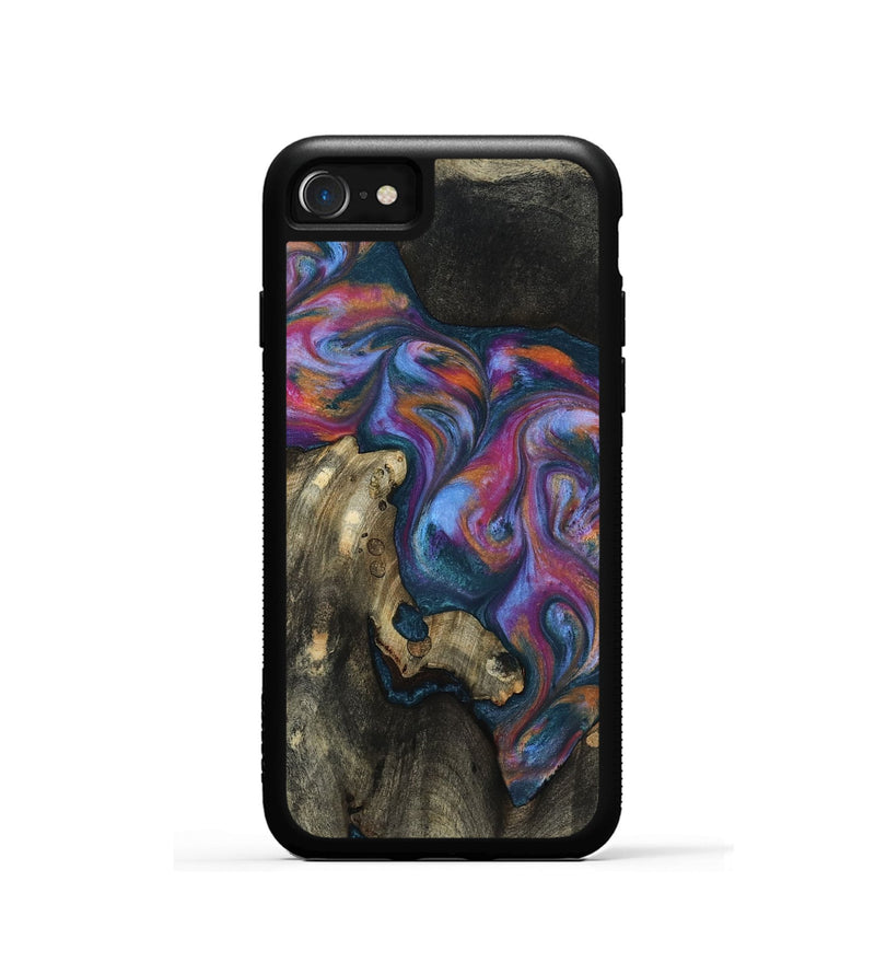 iPhone SE Wood Phone Case - Shannon (Blue, 818537)