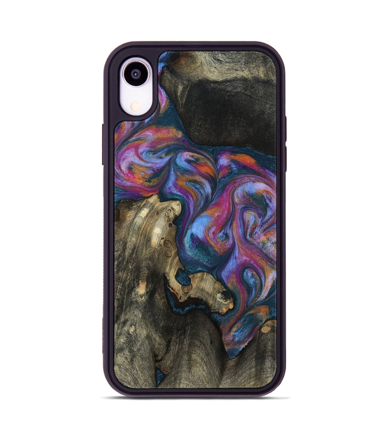 iPhone Xr Wood Phone Case - Shannon (Blue, 818537)