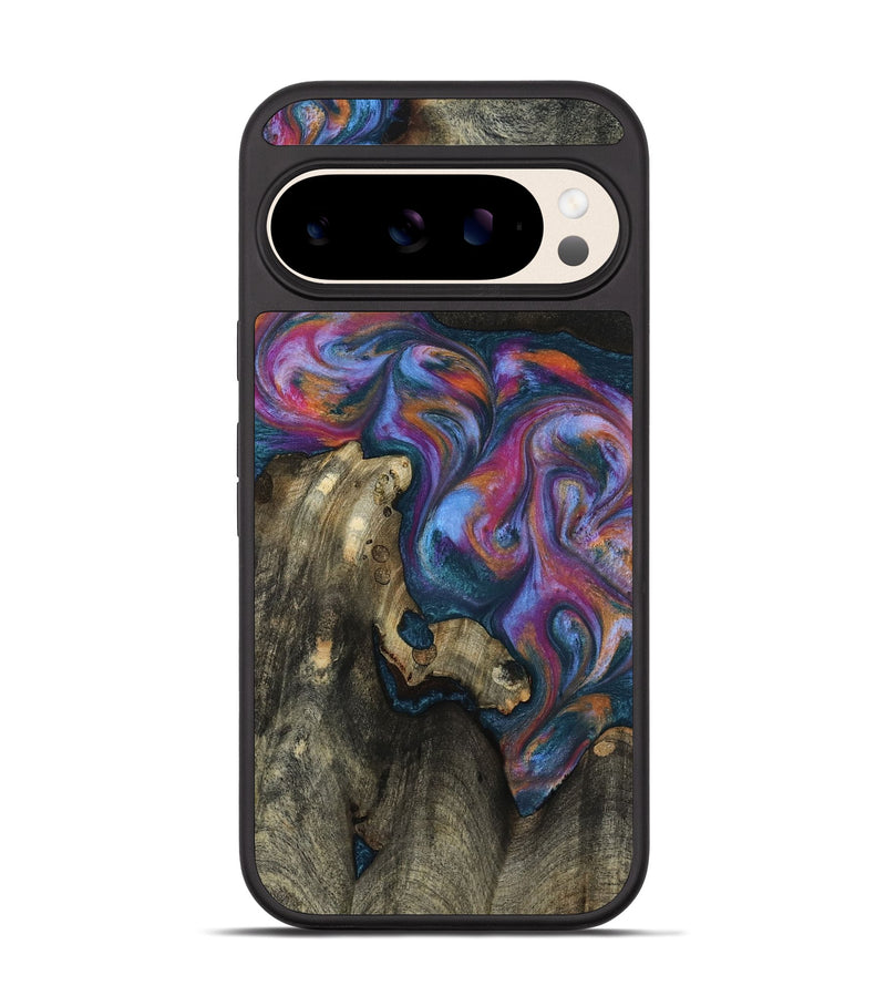 Pixel 10 Wood Phone Case - Shannon (Blue, 818537)