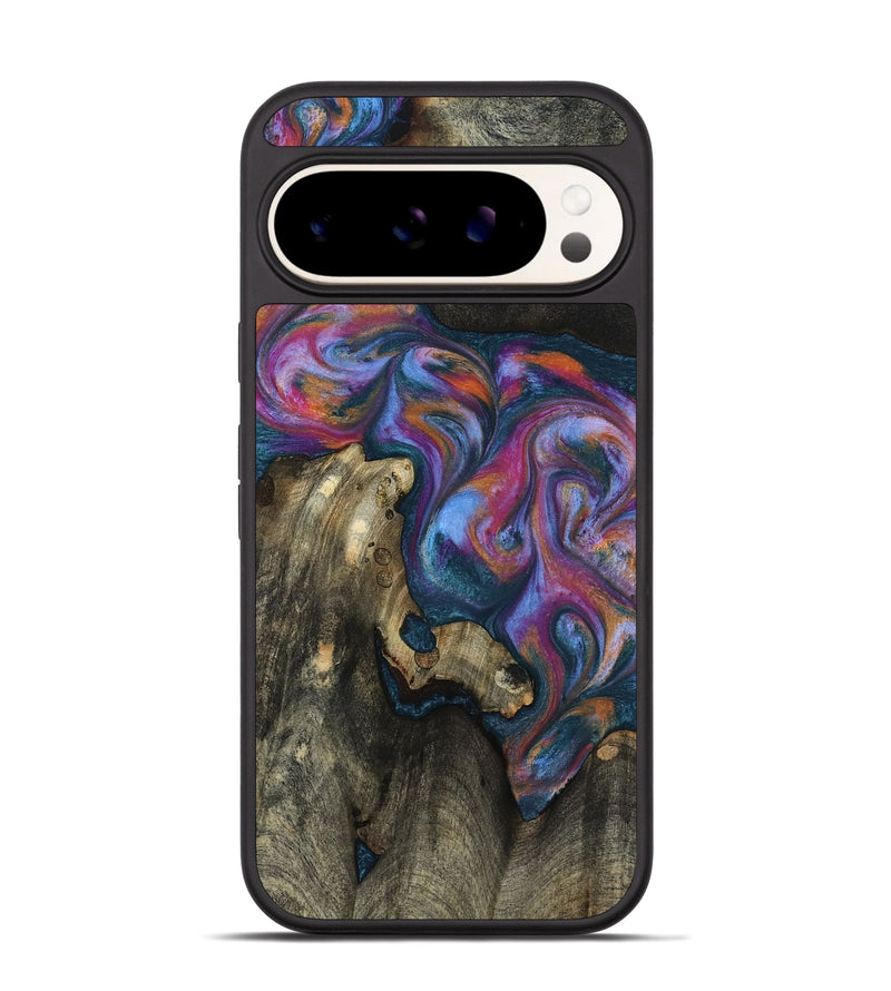 Pixel 9 Wood Phone Case - Shannon (Blue, 818537)