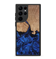 Galaxy S22 Ultra Wood Phone Case - Aylani (Blue, 818538)