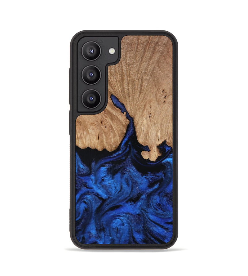 Galaxy S23 Wood Phone Case - Aylani (Blue, 818538)