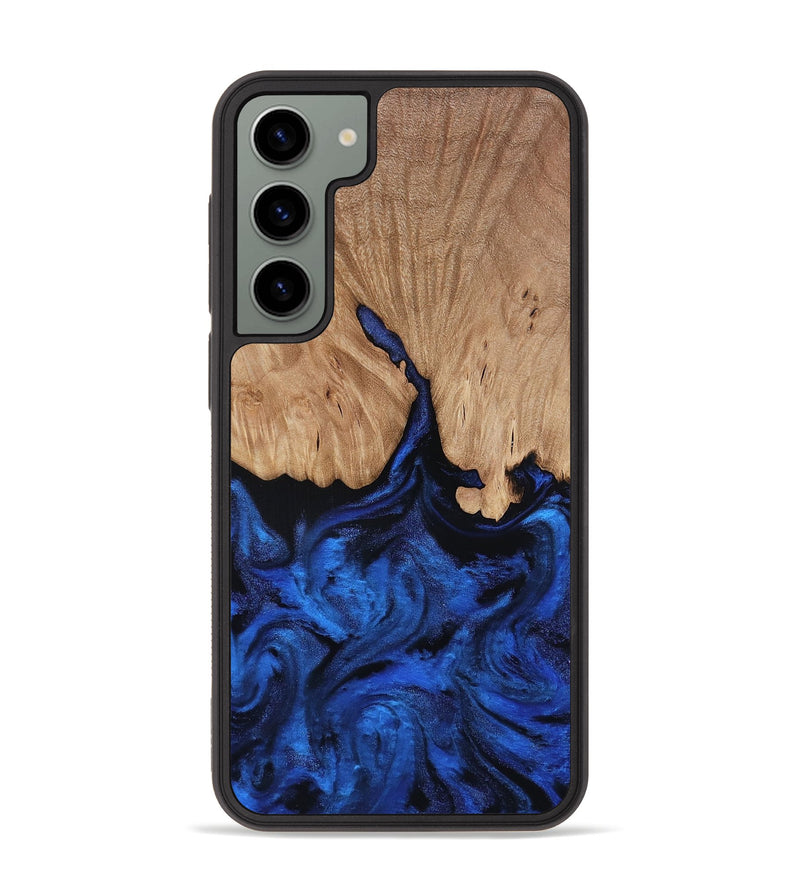Galaxy S23 Plus Wood Phone Case - Aylani (Blue, 818538)