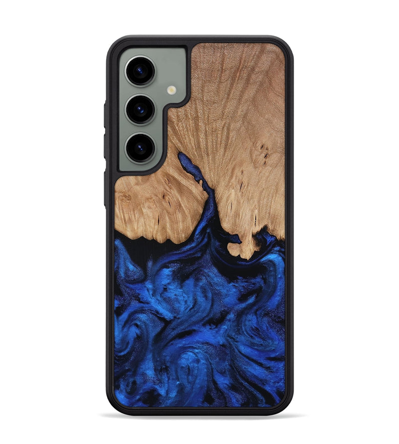 Galaxy S24 Plus Wood Phone Case - Aylani (Blue, 818538)