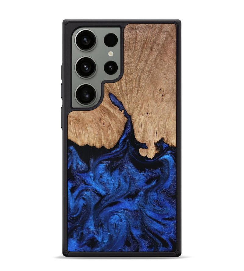 Galaxy S24 Ultra Wood Phone Case - Aylani (Blue, 818538)