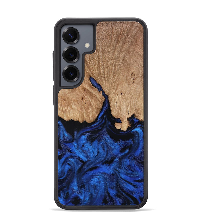 Galaxy S25 Plus Wood Phone Case - Aylani (Blue, 818538)