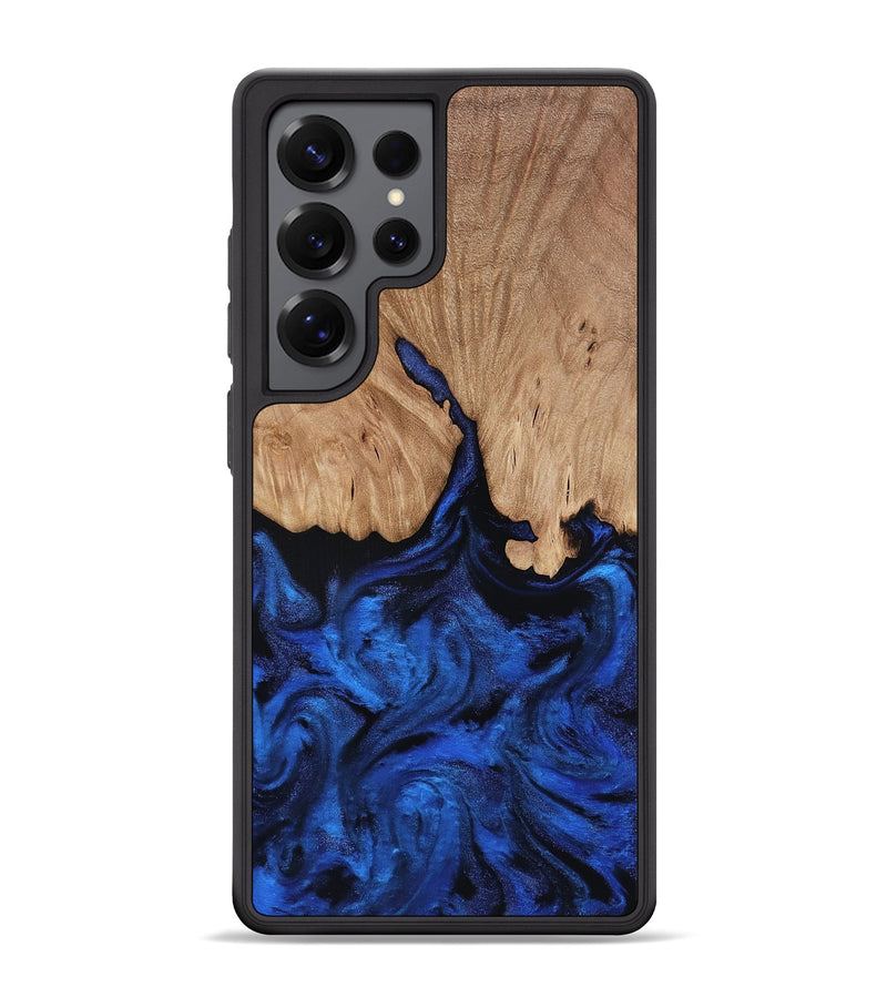 Galaxy S25 Ultra Wood Phone Case - Aylani (Blue, 818538)