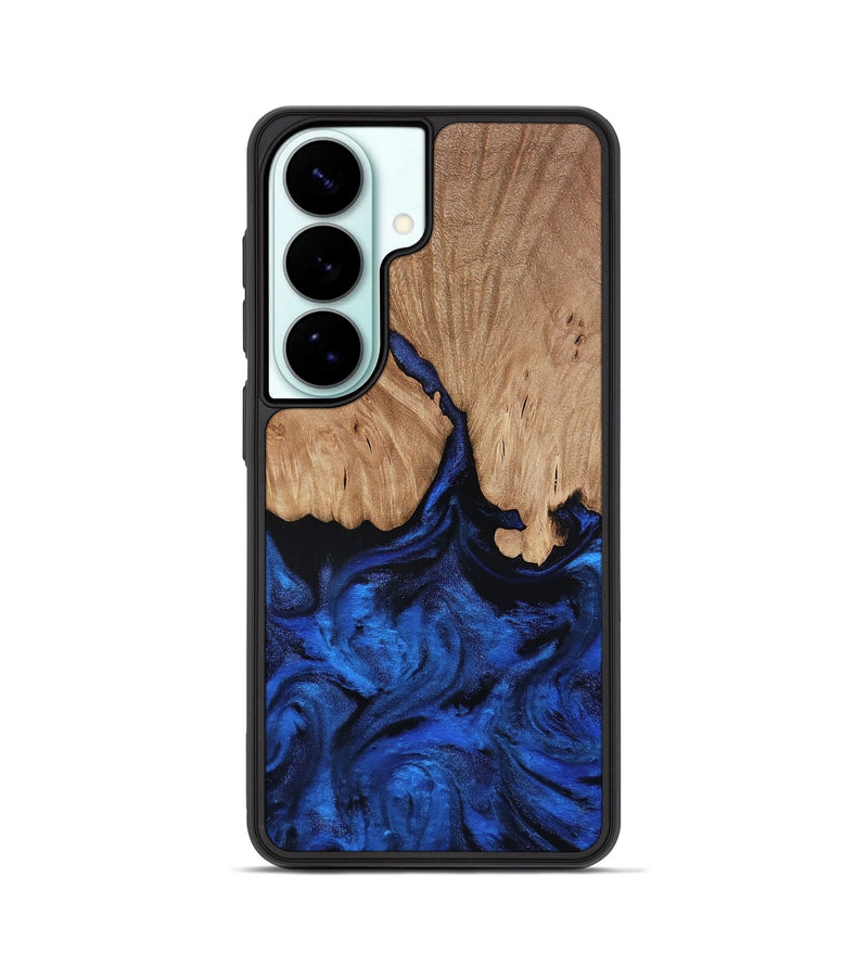 Galaxy S26 Wood Phone Case - Aylani (Blue, 818538)