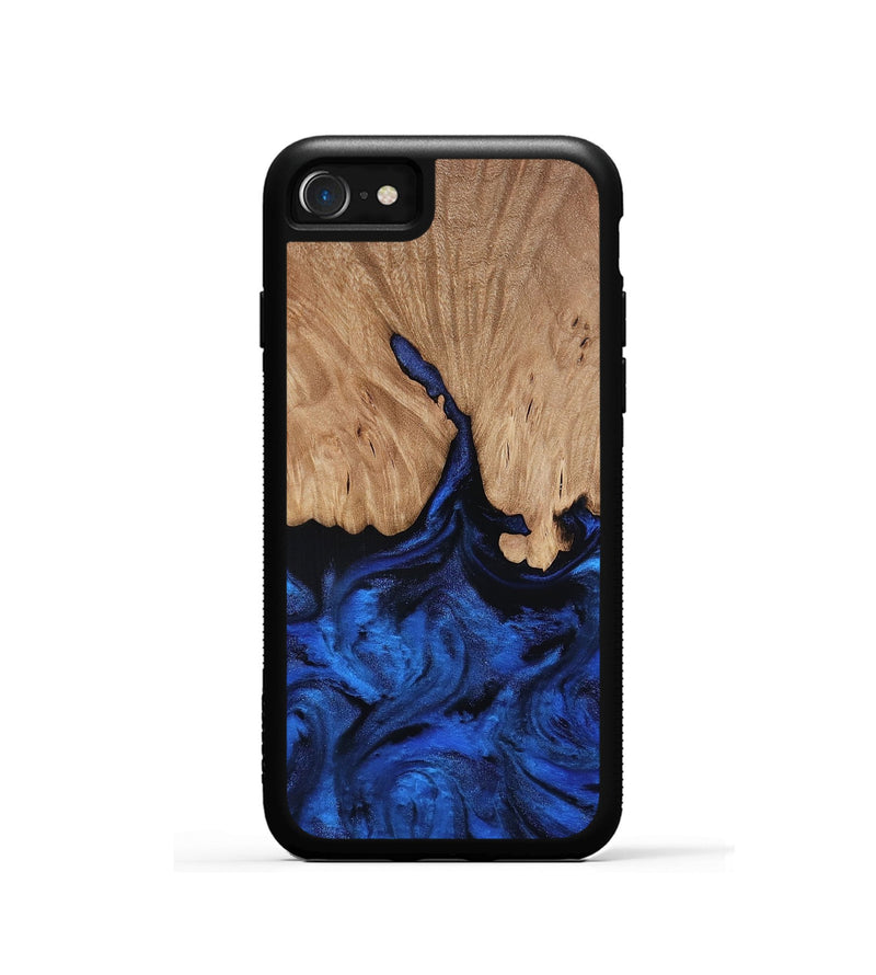 iPhone SE Wood Phone Case - Aylani (Blue, 818538)