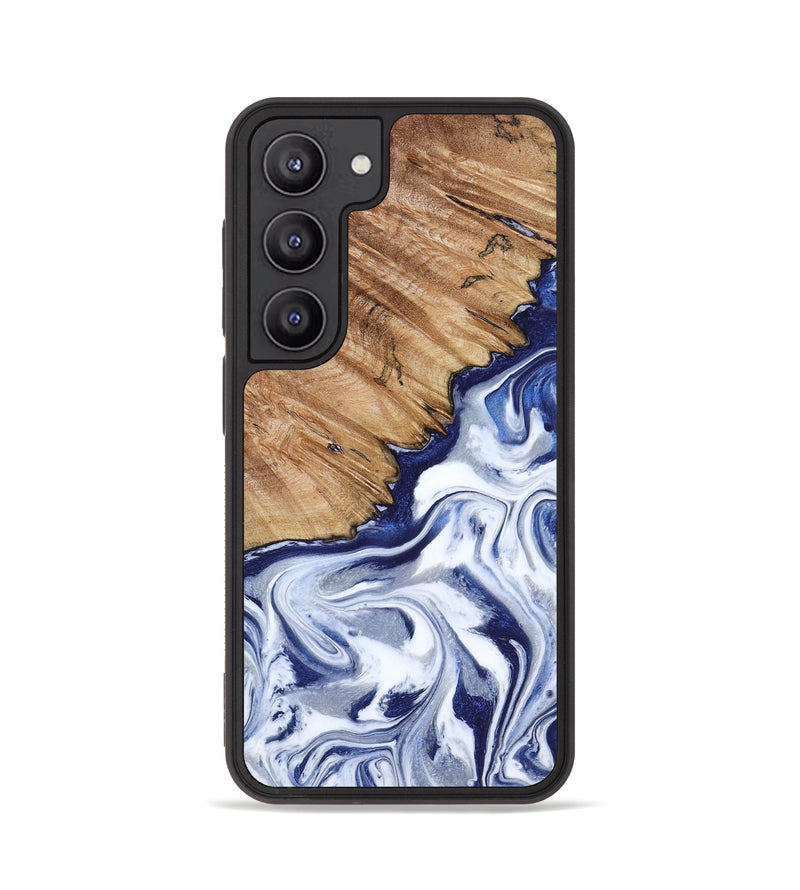 Galaxy S23 Wood Phone Case - Sade (Blue, 818539)