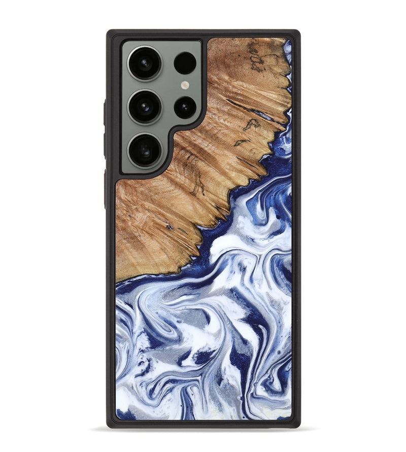 Galaxy S23 Ultra Wood Phone Case - Sade (Blue, 818539)